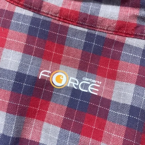 Carhartt force relaxed fit button down shoe size medium - Picture 10 of 10